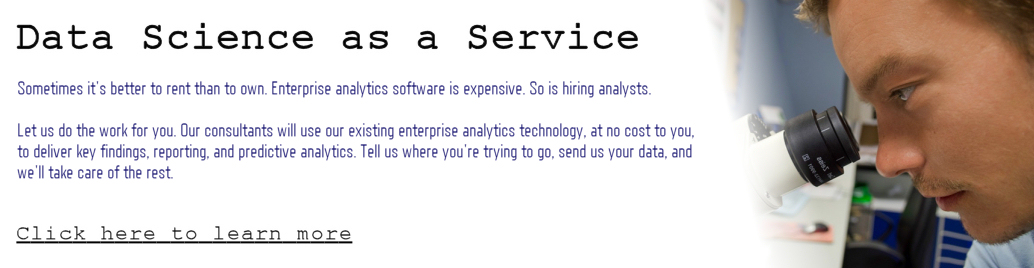 Data Science and Analytics as a Service